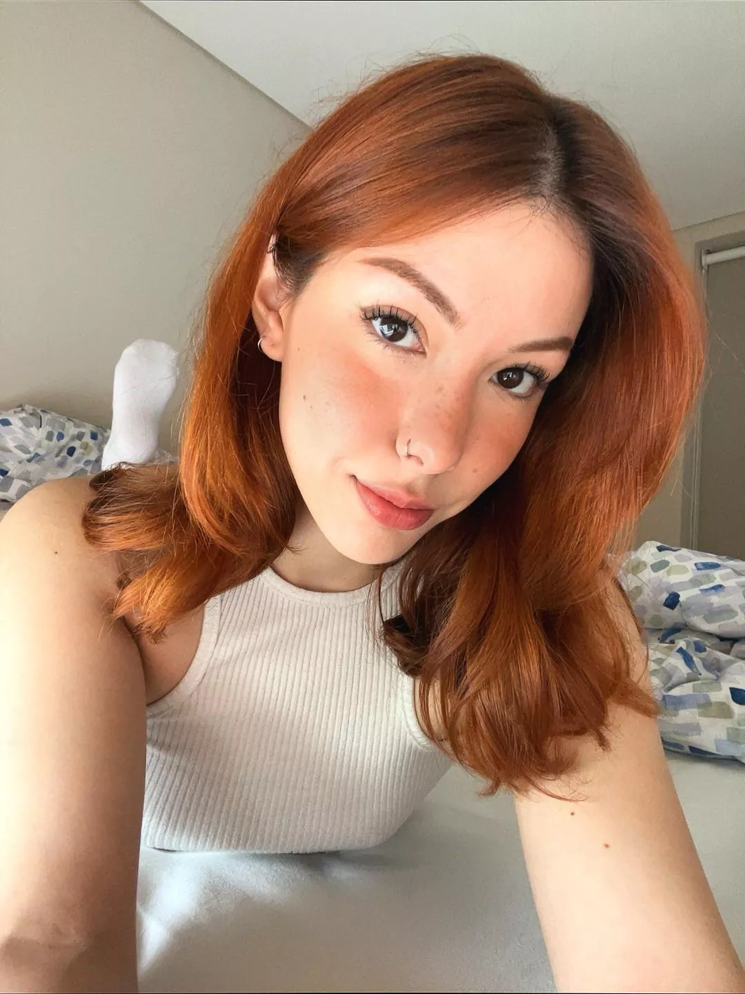 Thought my hair looked cute today 🧡