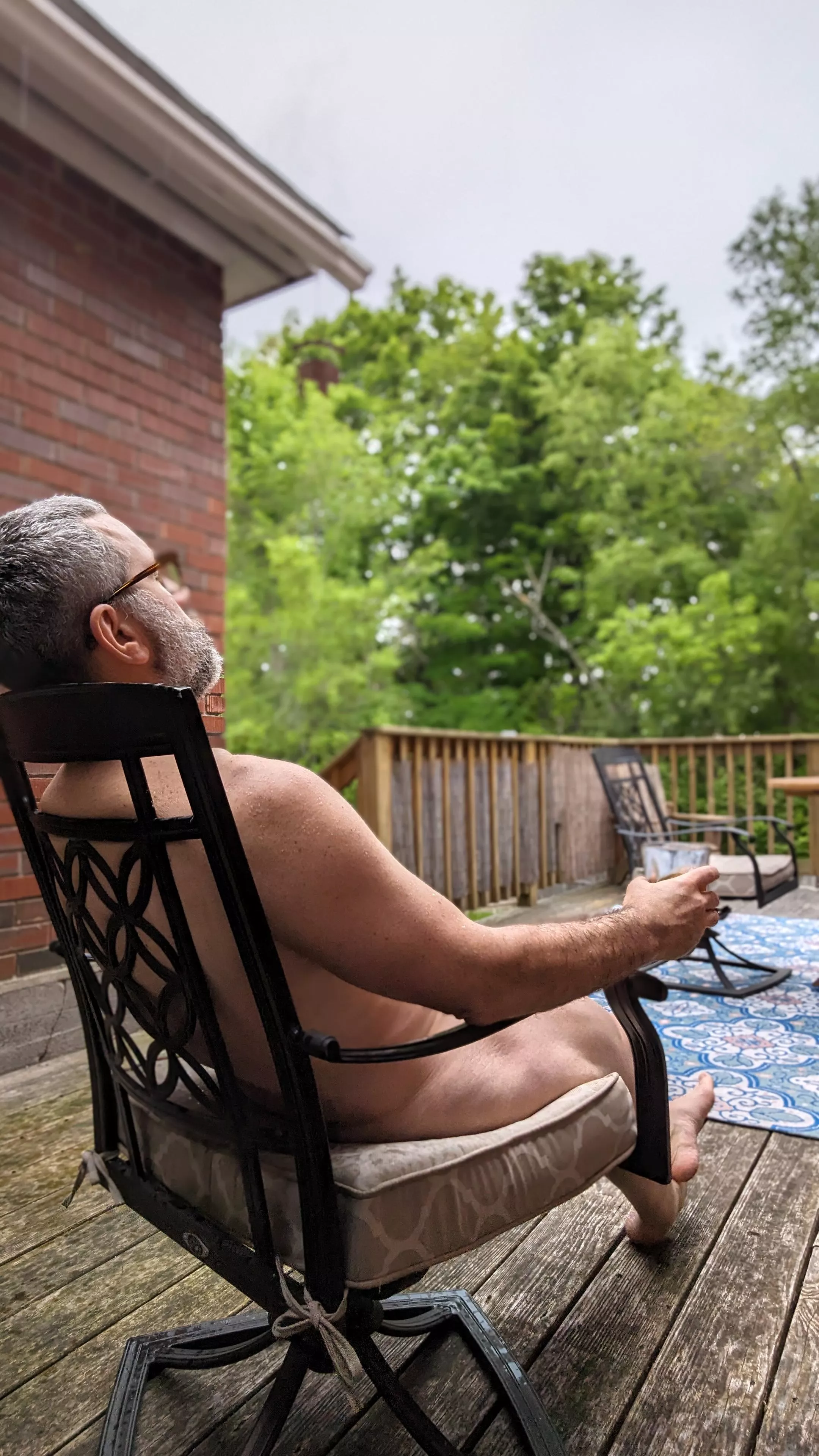 WFH today. Checked out early to welcome the incoming rain.