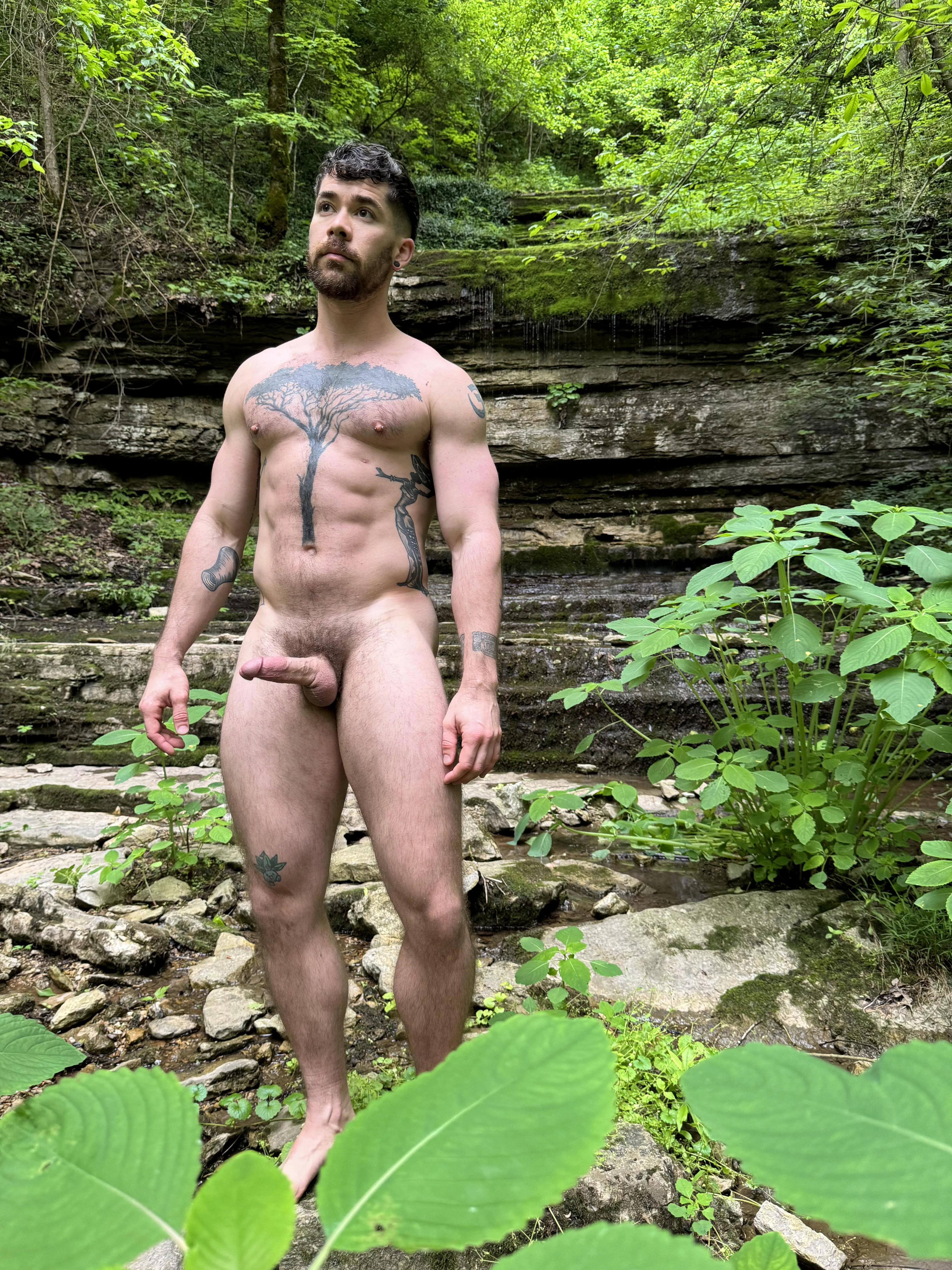 What would you do if you caught me naked in the woods? 