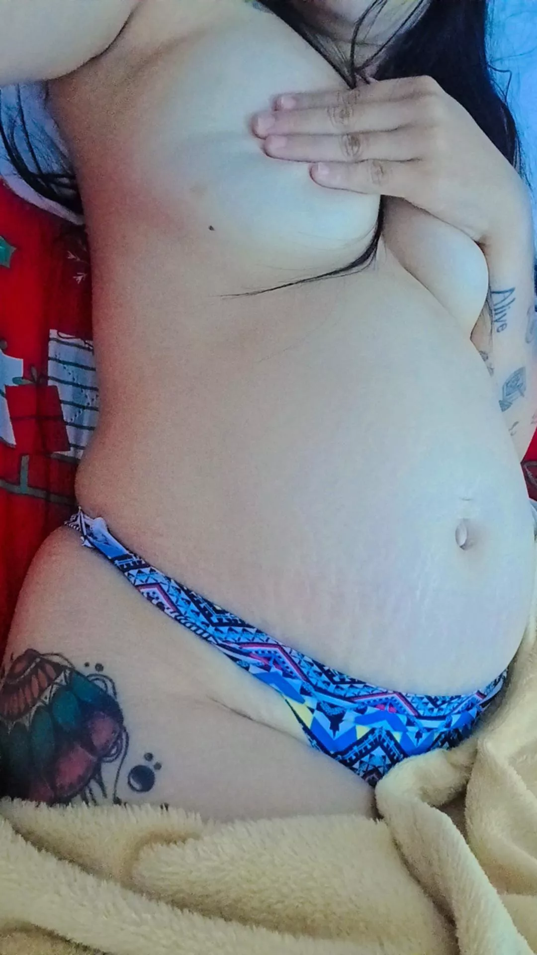 Would you like to play with my pregnant body?