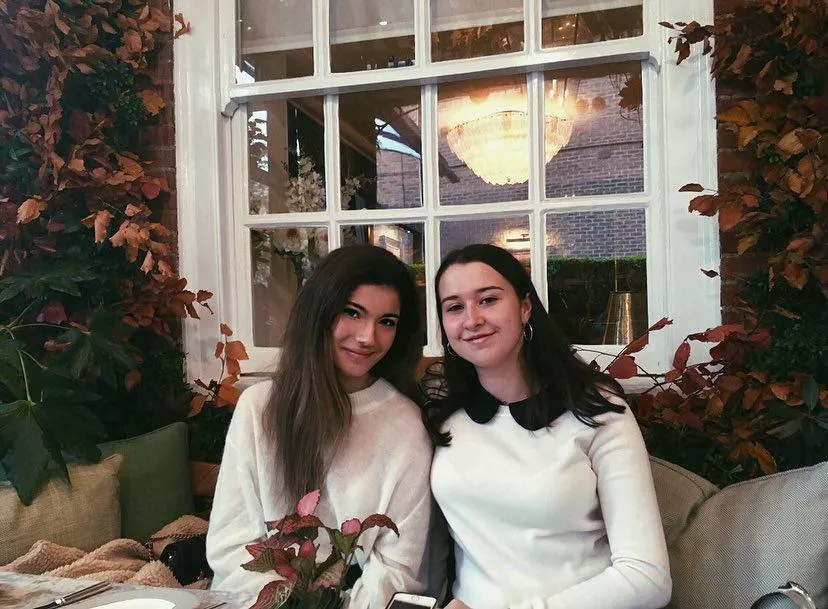 Bursting through the long sleeve