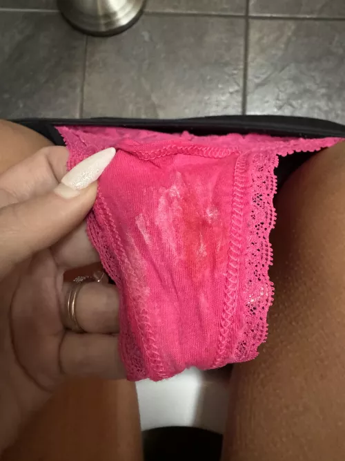 Day 2 on this sexy pink thong