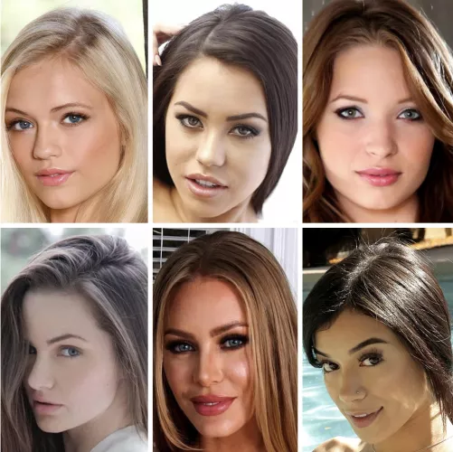 Face Battle (part 10): Alex Grey vs Alina Lopez vs Alyssa Branch vs Lily Carter vs Nicole Aniston vs Savannah Sixx