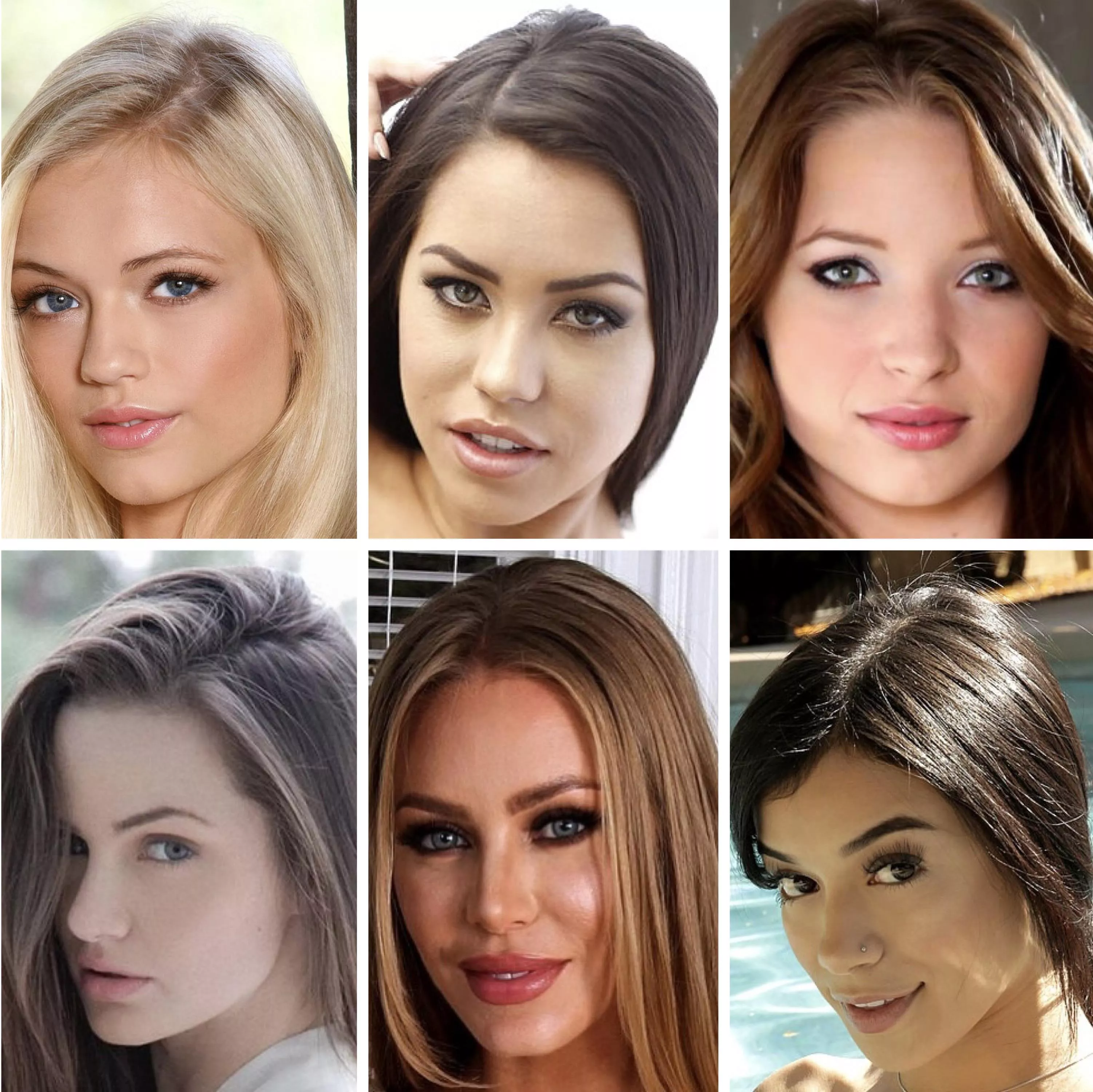 Face Battle (part 10): Alex Grey vs Alina Lopez vs Alyssa Branch vs Lily Carter vs Nicole Aniston vs Savannah Sixx