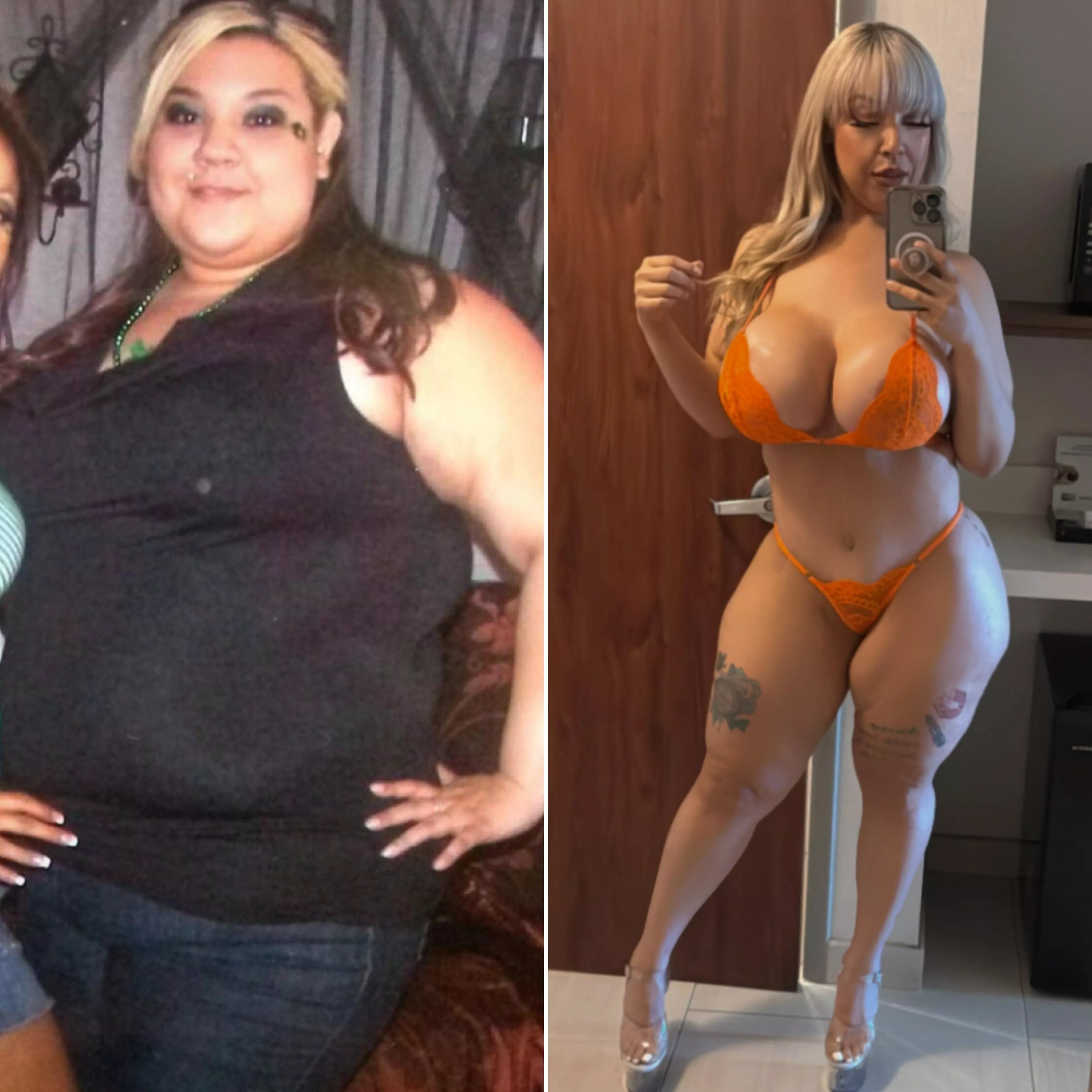 From fat to horny bimbo slut needing my holes filled at all times 