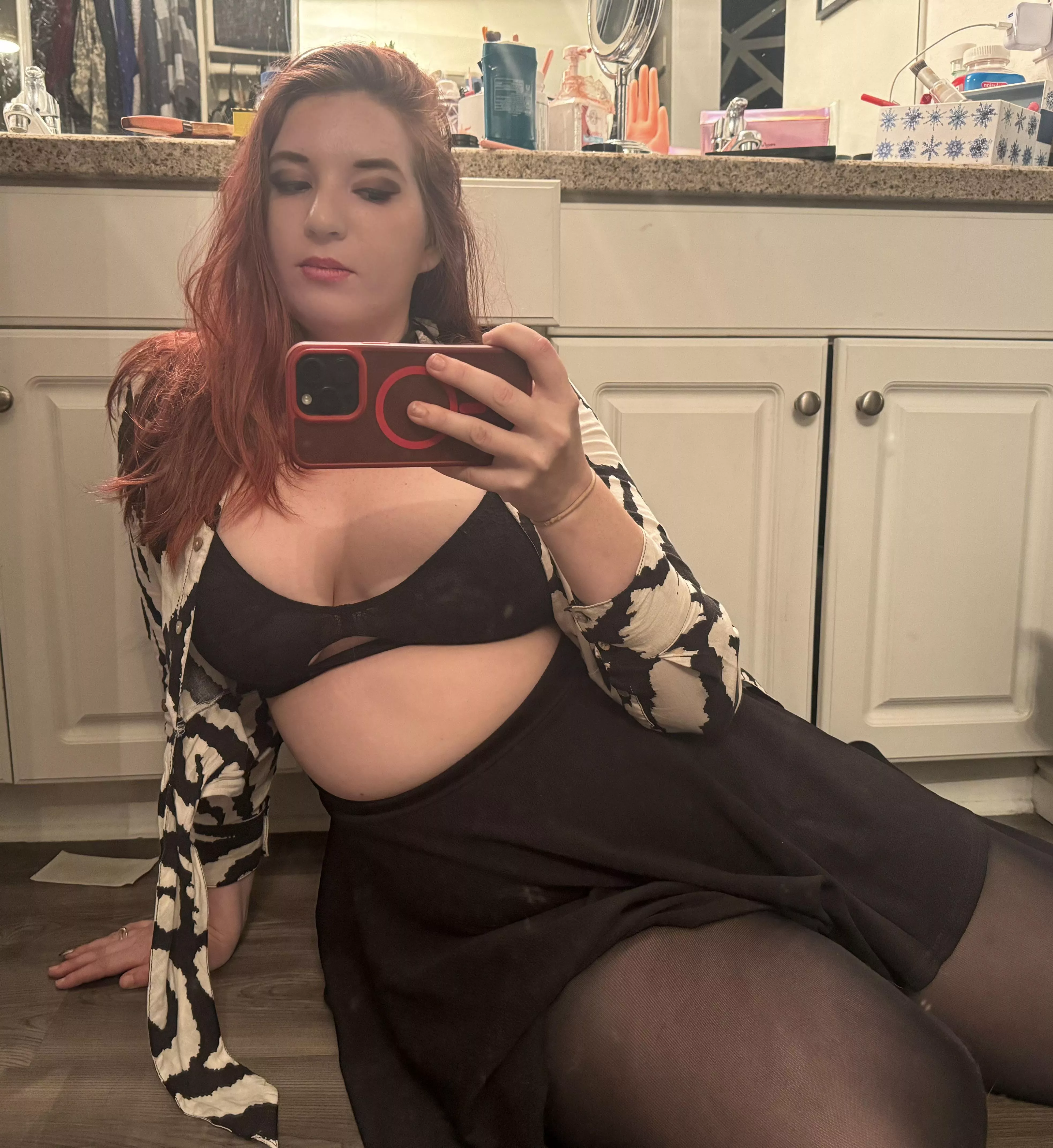 Getting undressed after a night out