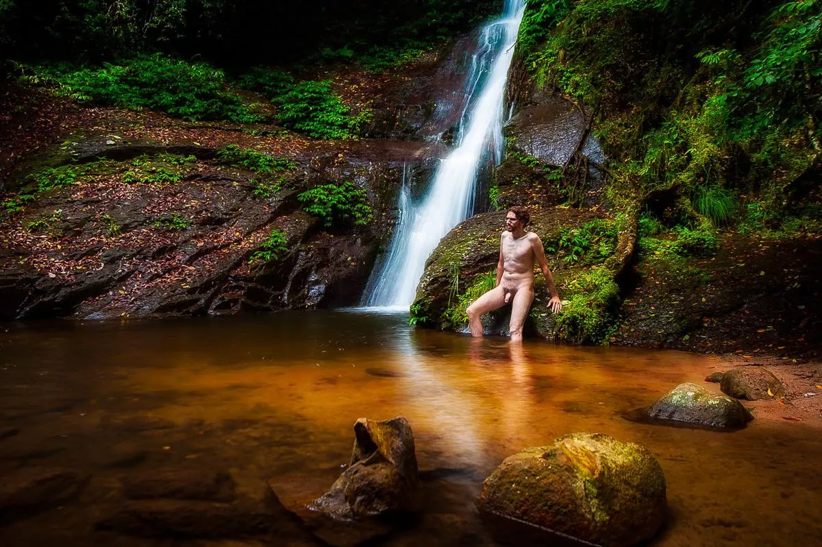 I had to be nude in such a beautiful place