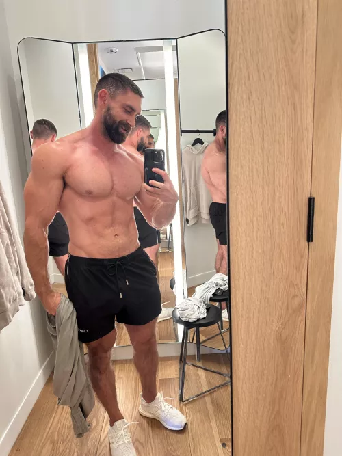 I’ll leave the changing room door unlocked 😉