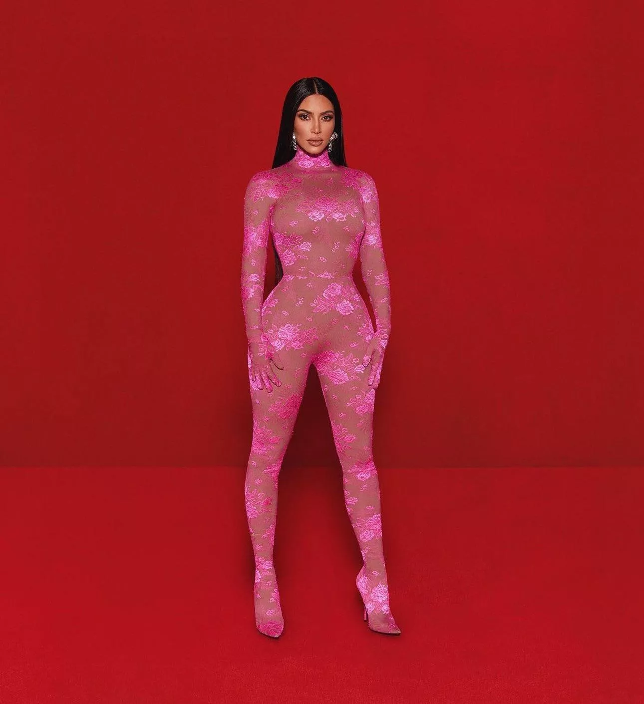 Kim in pink