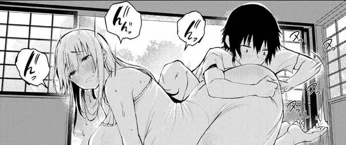 LF Mono Source: 1boy, 1girl, big breasts, big ass, fingering, crouching, blushing, foreign text