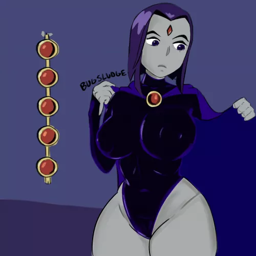 my raven drawing! (art by me) :3