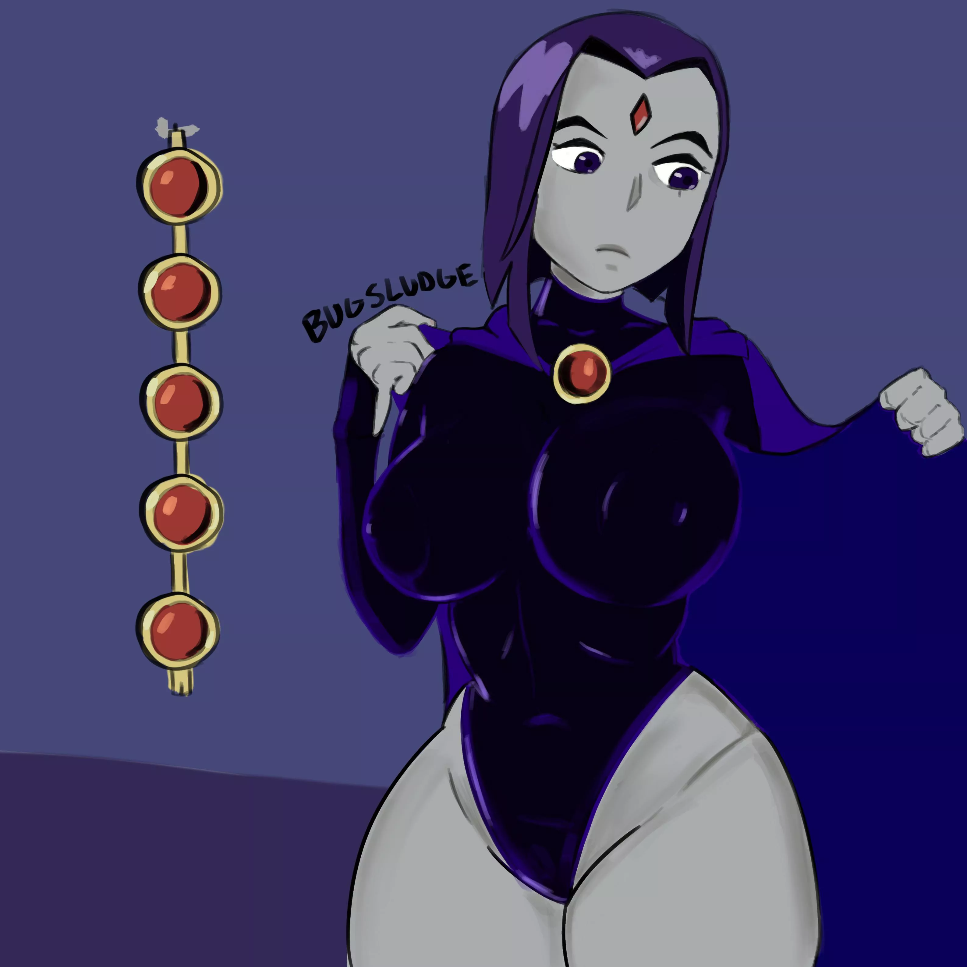 my raven drawing! (art by me) :3