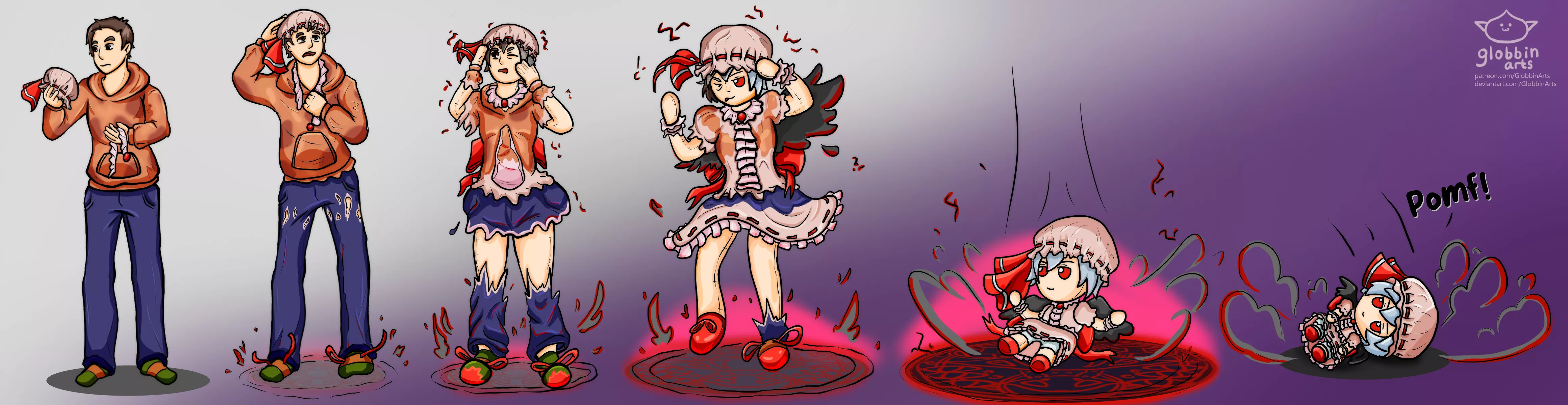 Remilia Scarlet fumo plush TF (GlobbinArts)