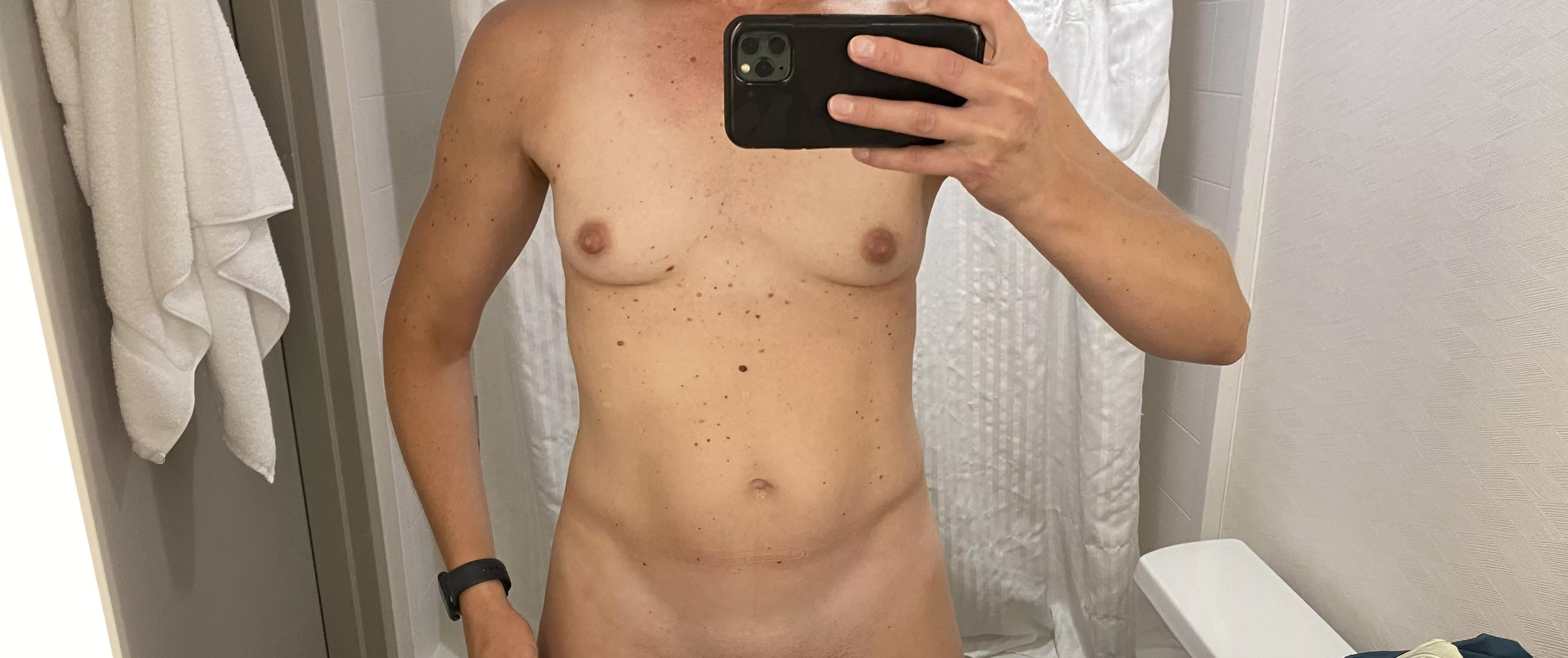 Tiny hotel tits.. another travel day.