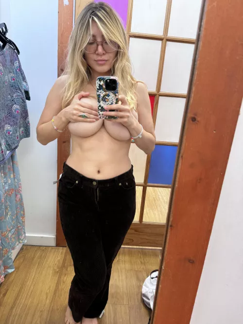 Trying on this handbra, should I buy it? Kind of expensive… 
