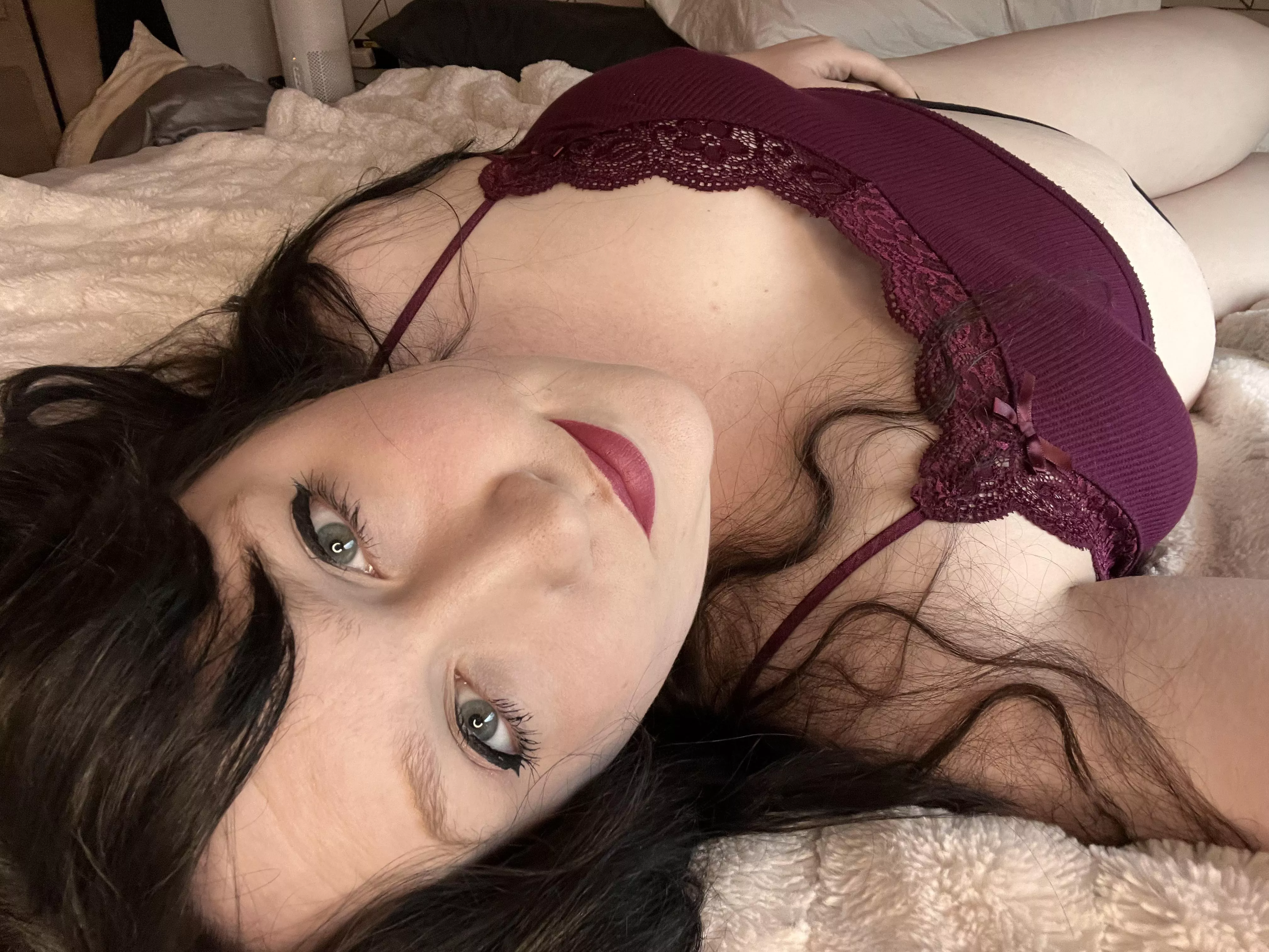 Waiting till you can climb on top and make me moan 