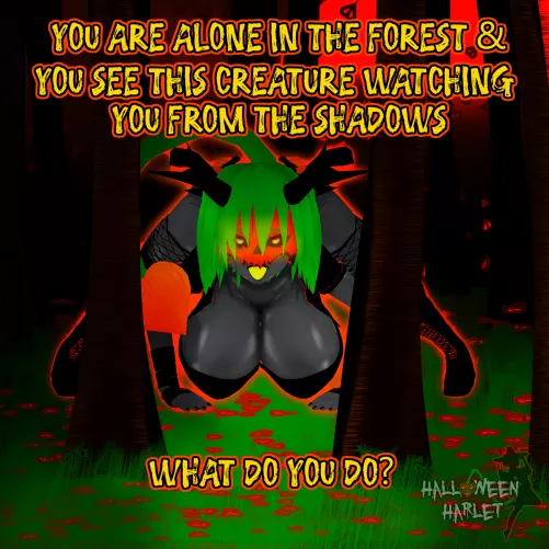 WHAT DO YOU DO? 🎃🧡🎃 (My OC)