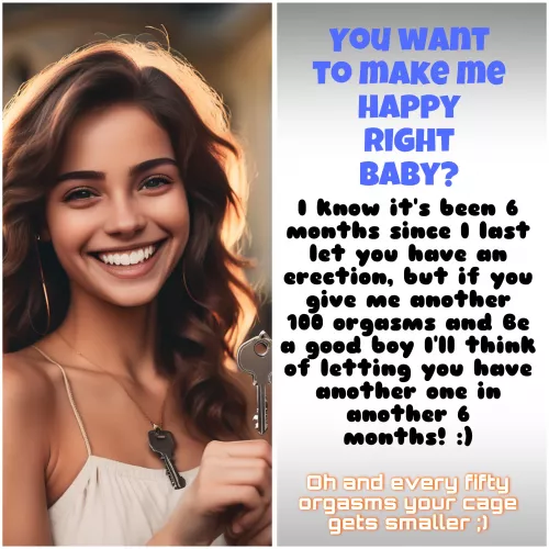 Will you make her happy?
