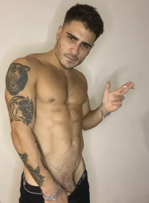 Willing to get on your knees and submit to my alpha cock?