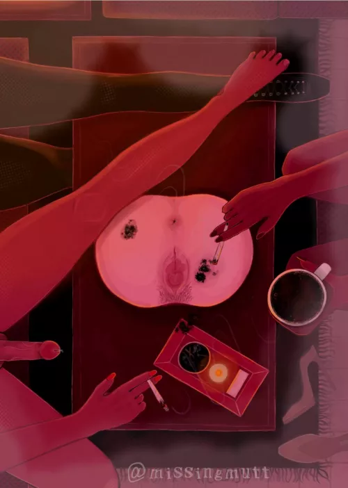 A rainy evening as a coffee table/ashtray would cure me (My tumblr is tagged if you wanna see my art/content)