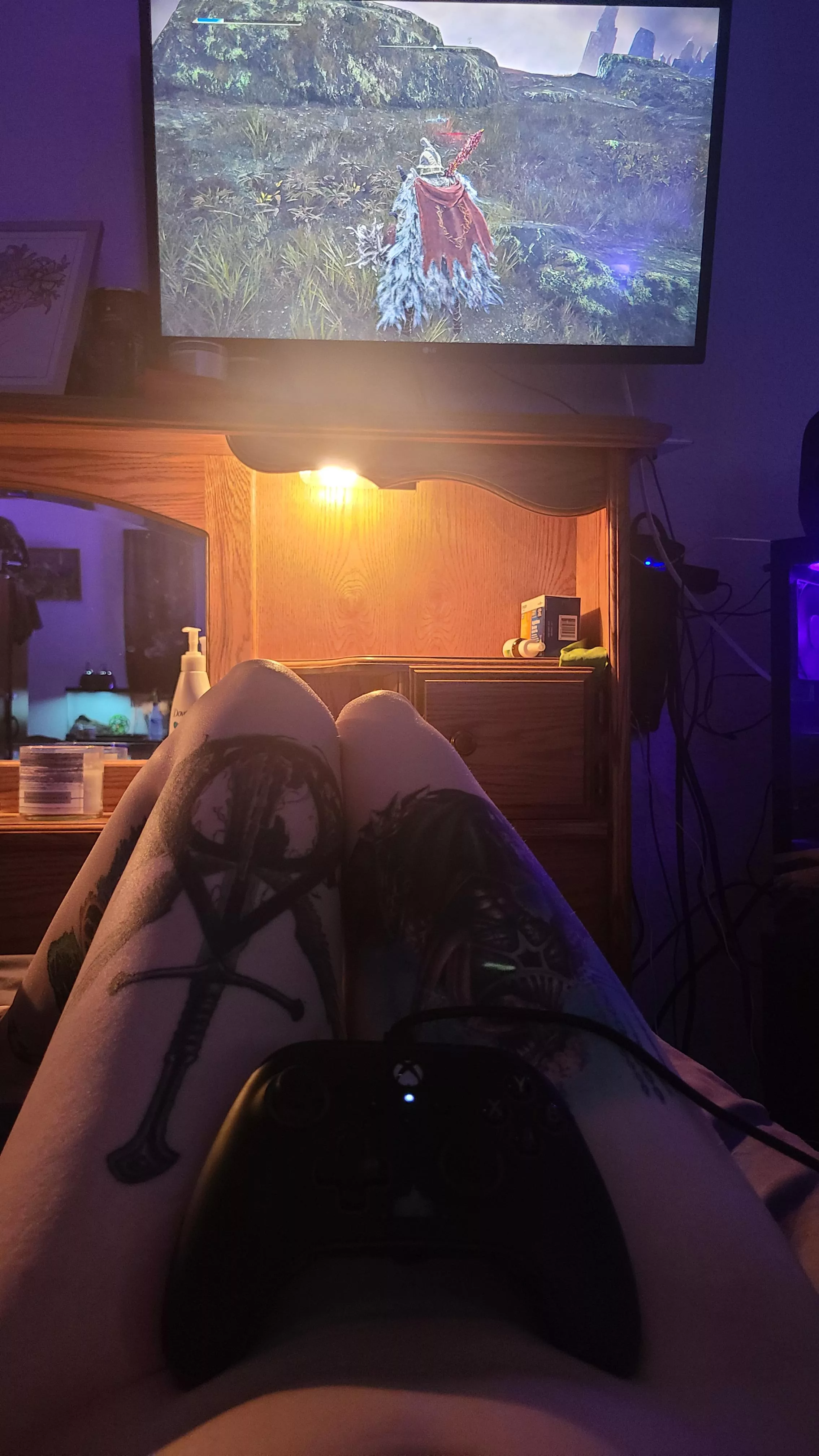 Are you more excited about the Elden Ring DLC or seeing me naked?