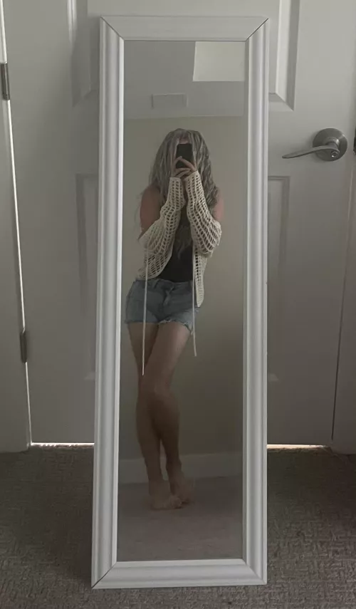 Feeling cute in my after pool cover-up outfit