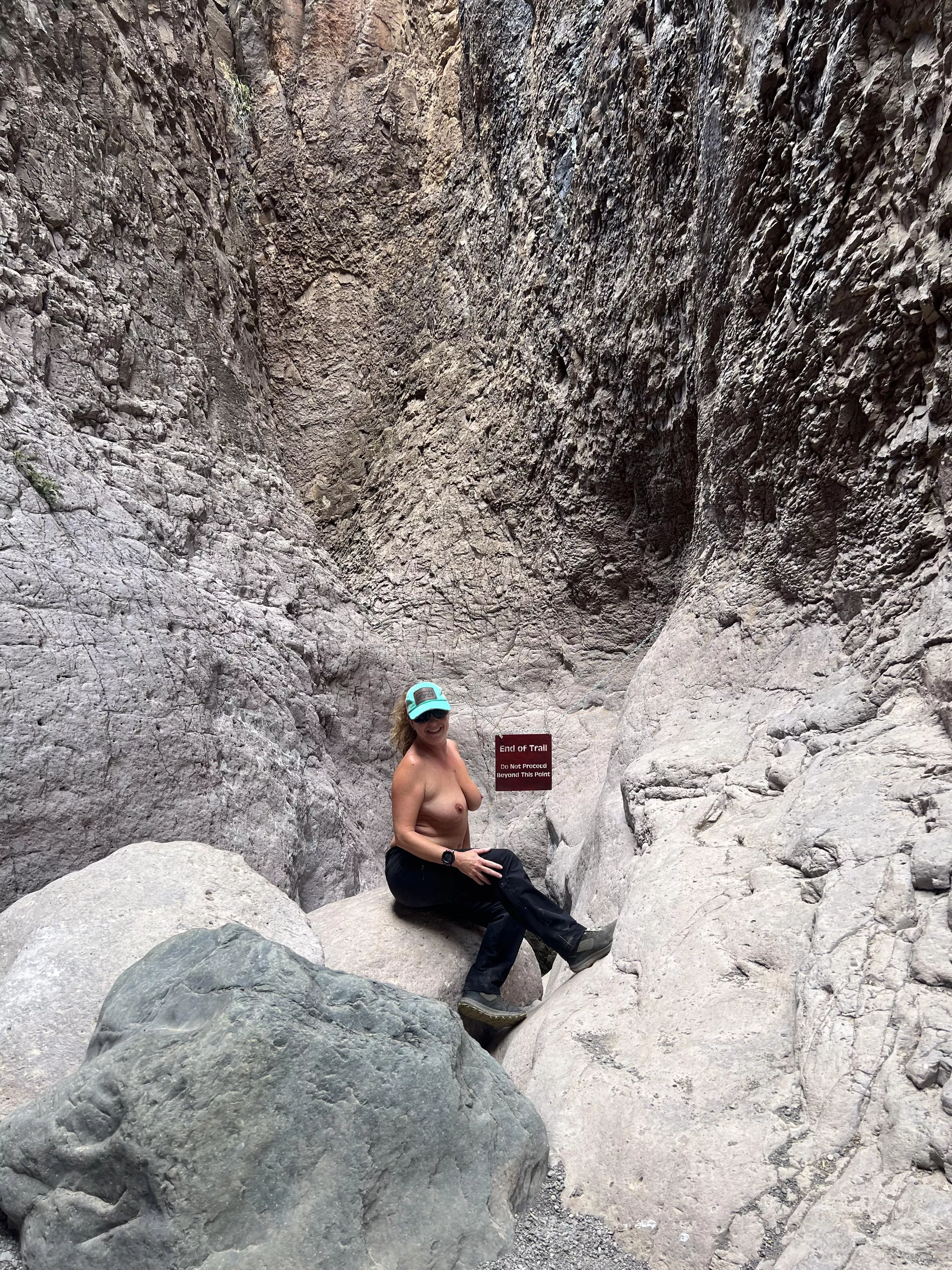 Hiked to the end of Closed Canyon