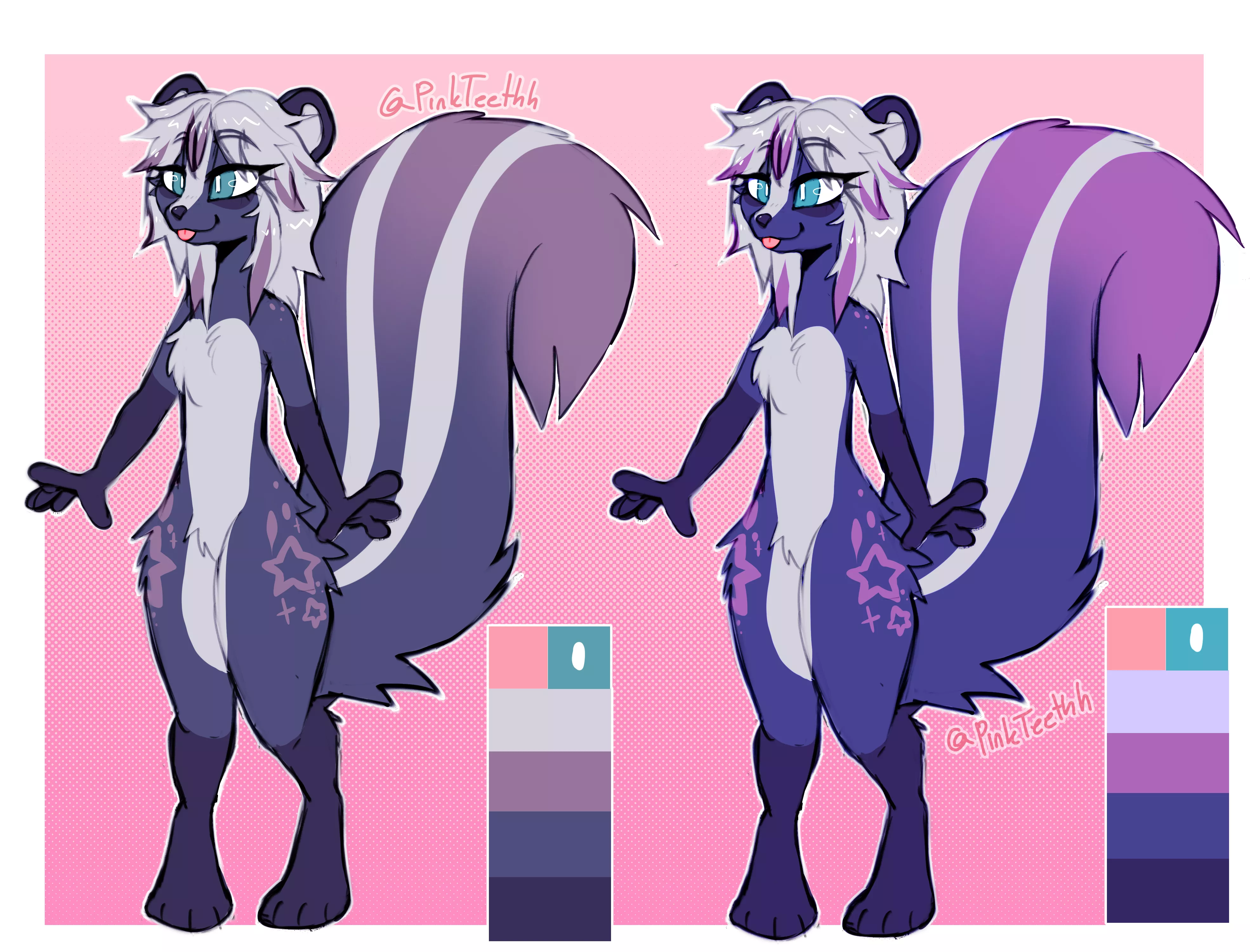 My first ever fursona! By u/sillyolmii