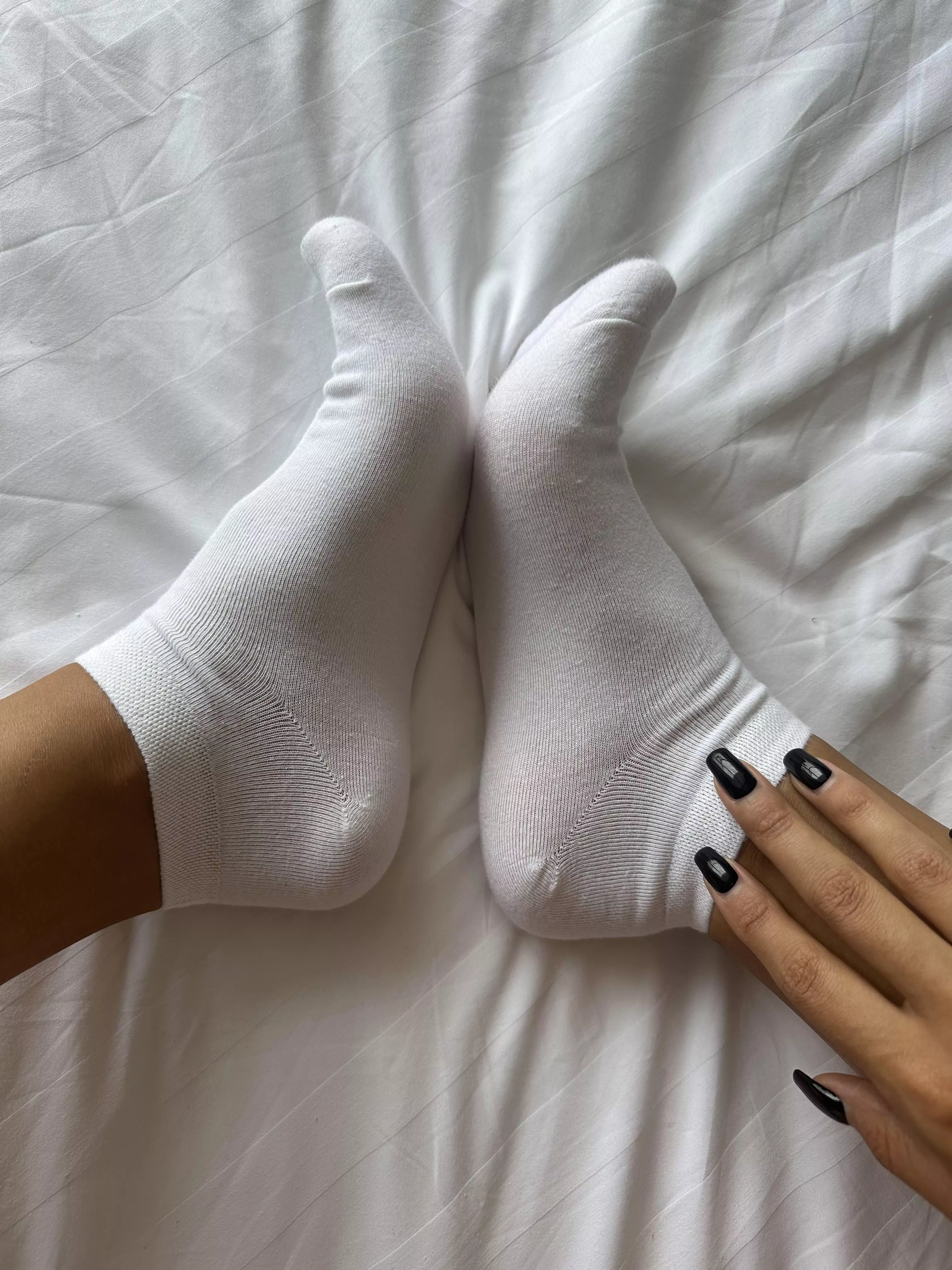 One detail is missing, your dick between your feet