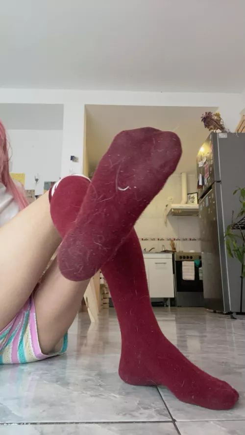 Should I keep my socks on when we play? 