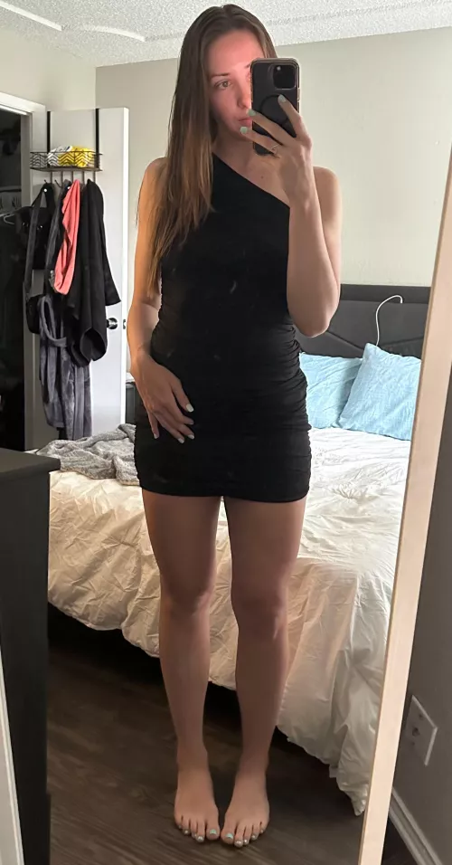 sometimes a simple black dress gets me in the most trouble