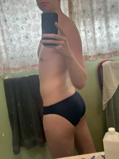 Swimmer ass, give it a squeeze