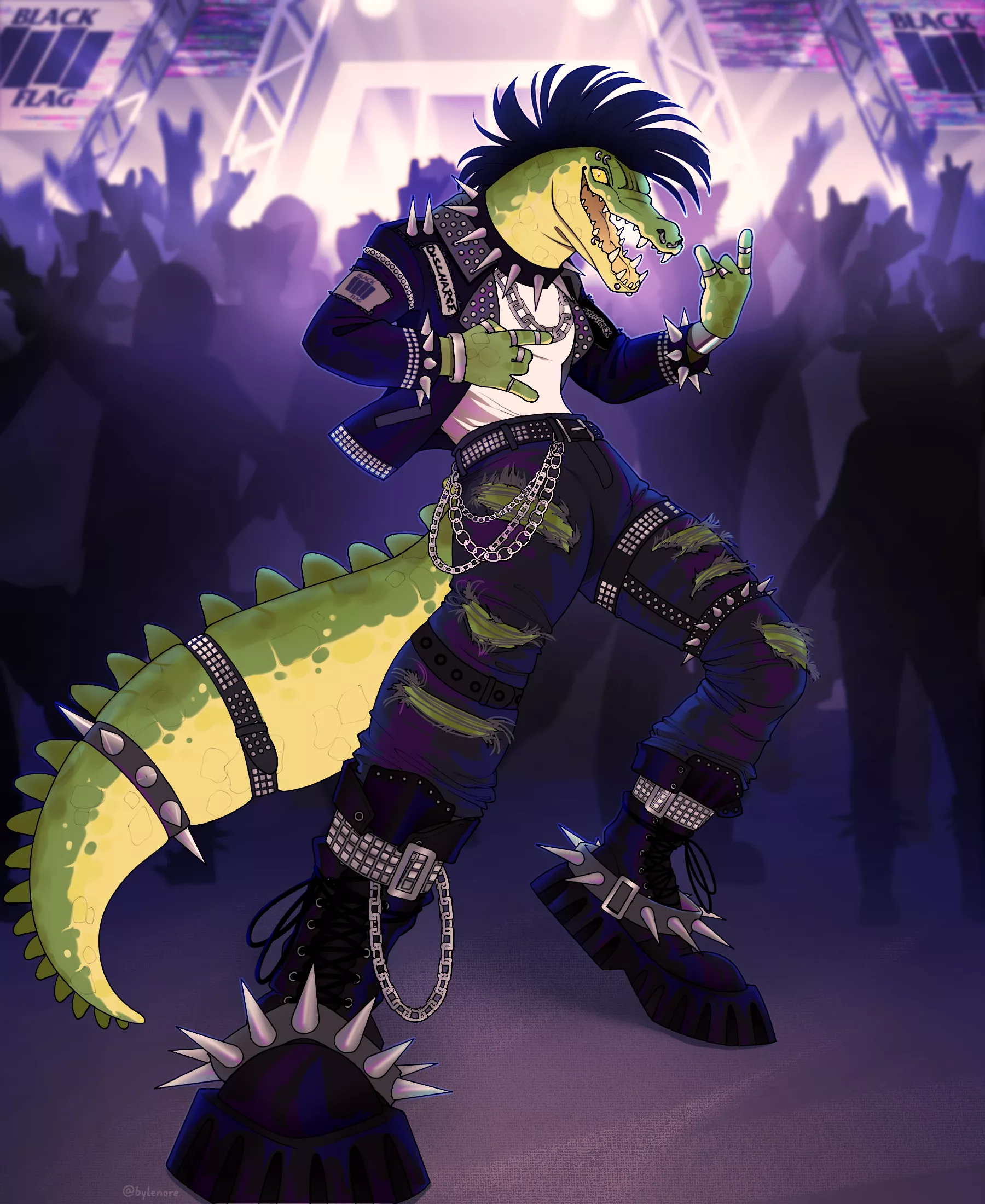 Tell me your favorite type of music!! (art by me)