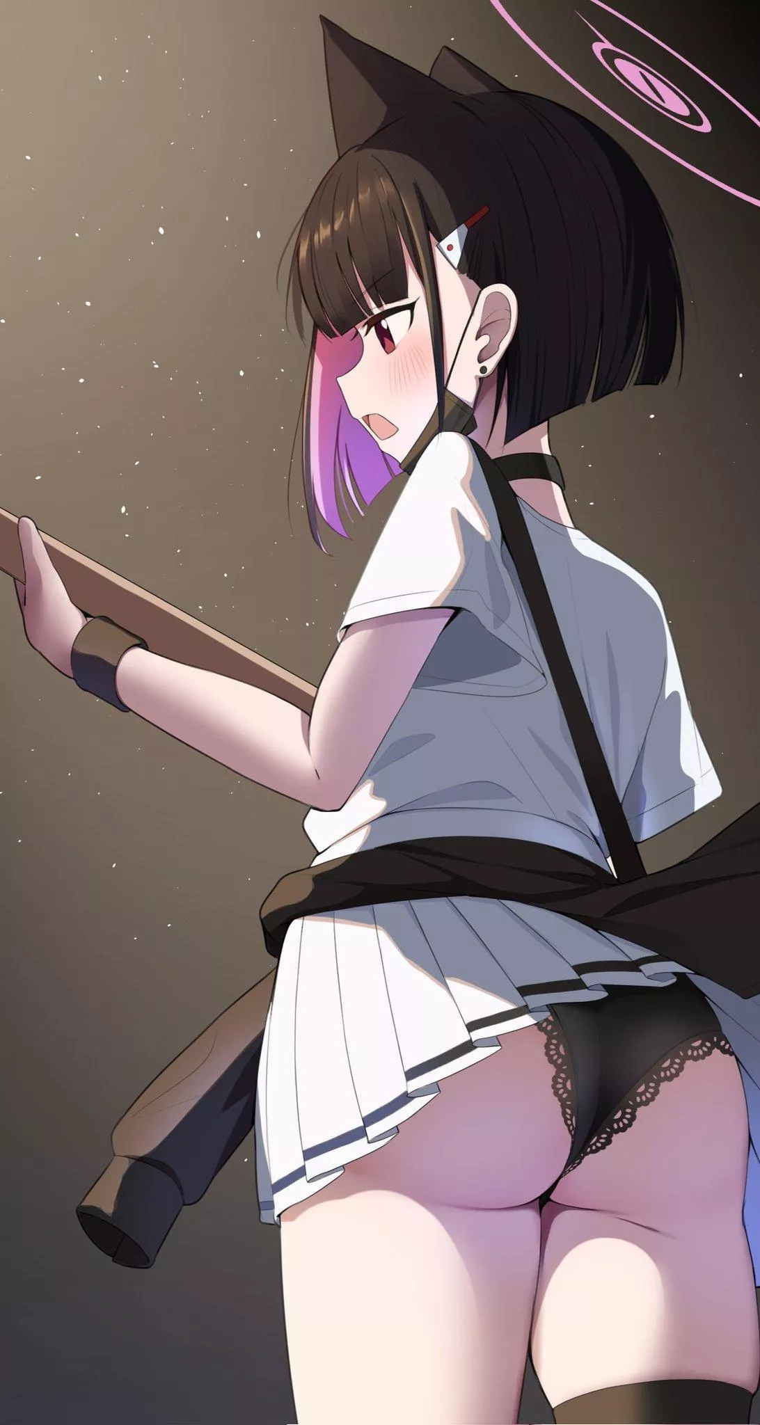 Under Kazusa Skirt [Blue Archive] 