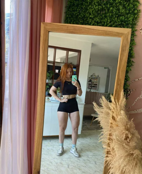 Working hard on those quads