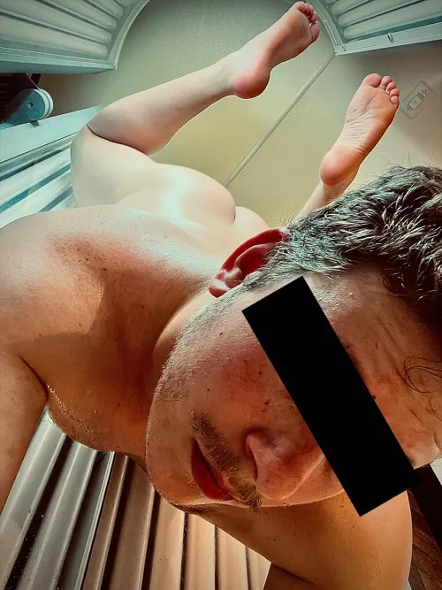 26, tanning for hot boy summer
