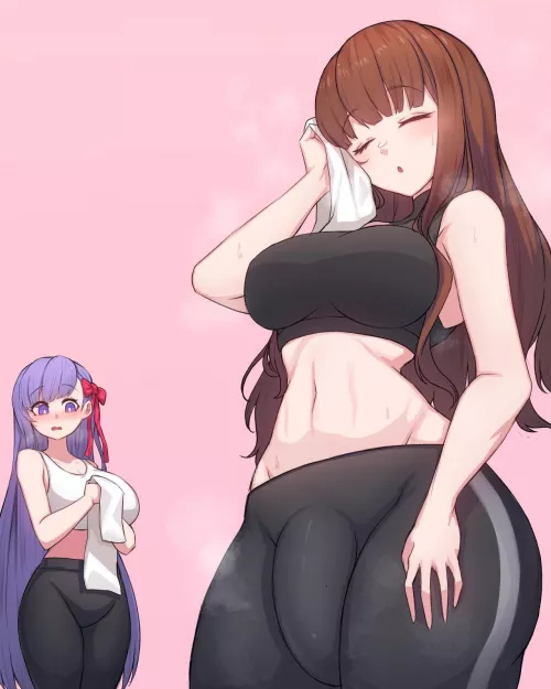 A fat bulge after working out (Unknown)