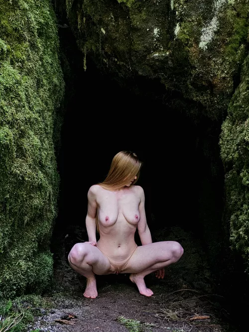 A little cave exploring. 