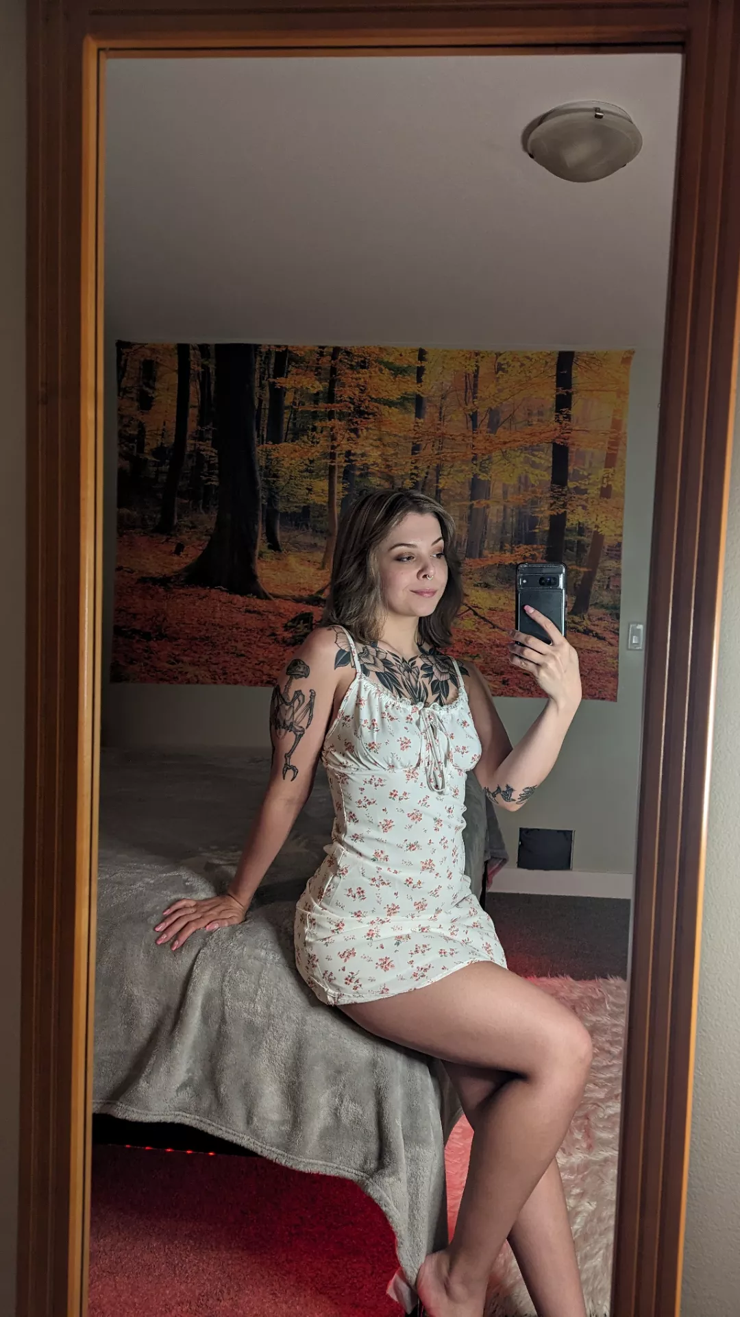 Feeling cute in the little sundress 