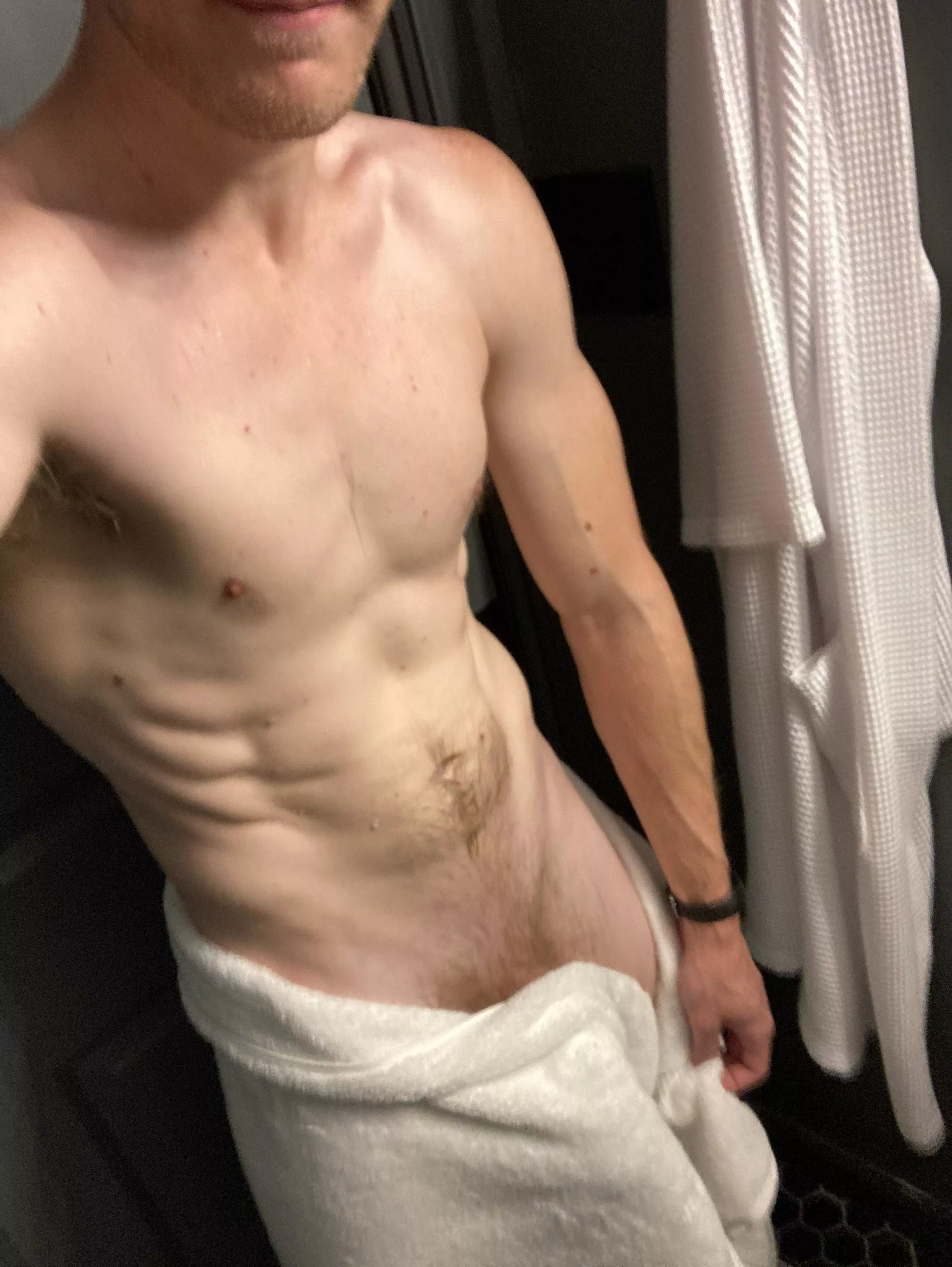 Fresh from the shower