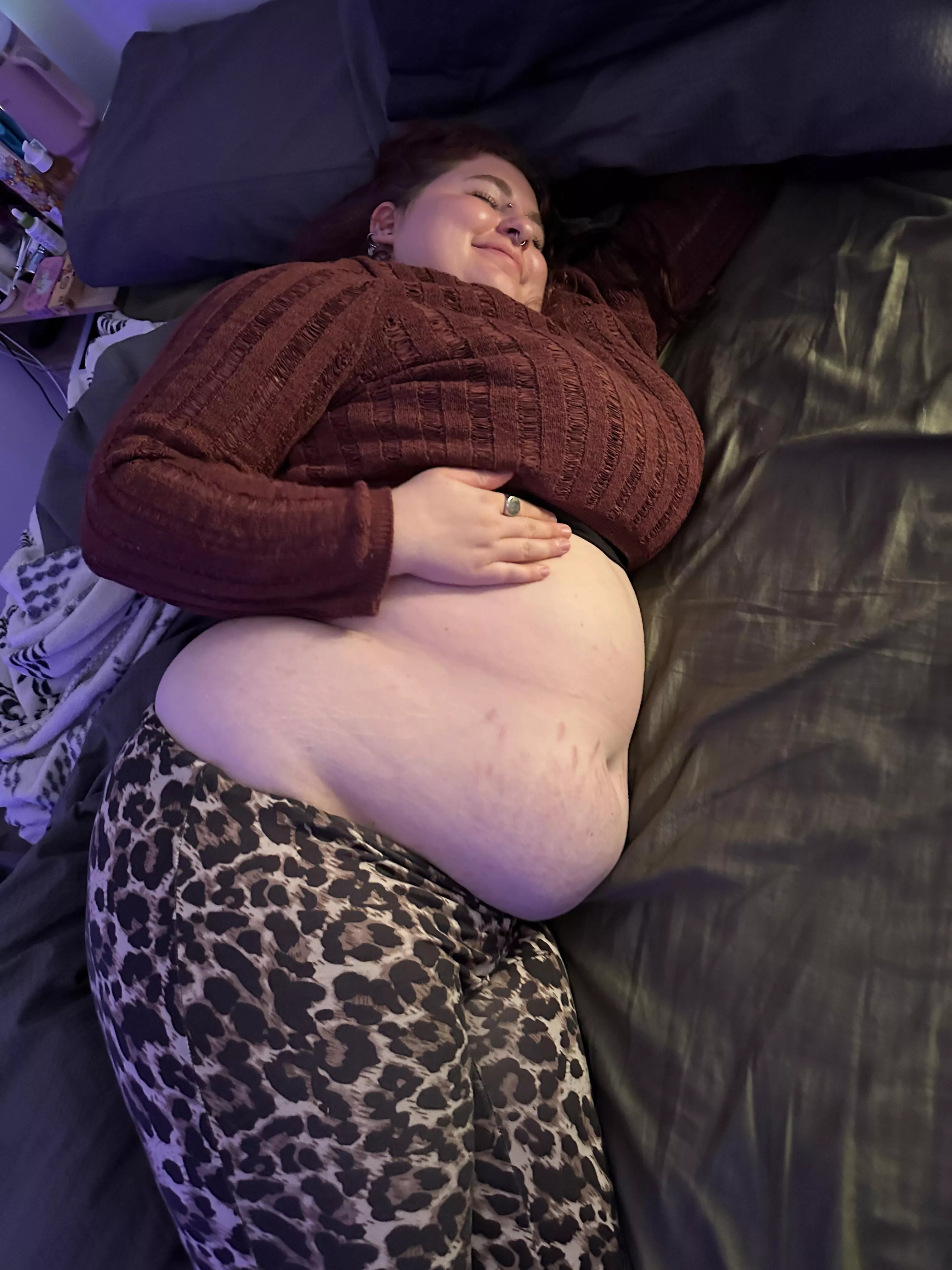 I feel so much better now that I’ve gained all this weight. Should I gain more?  😘