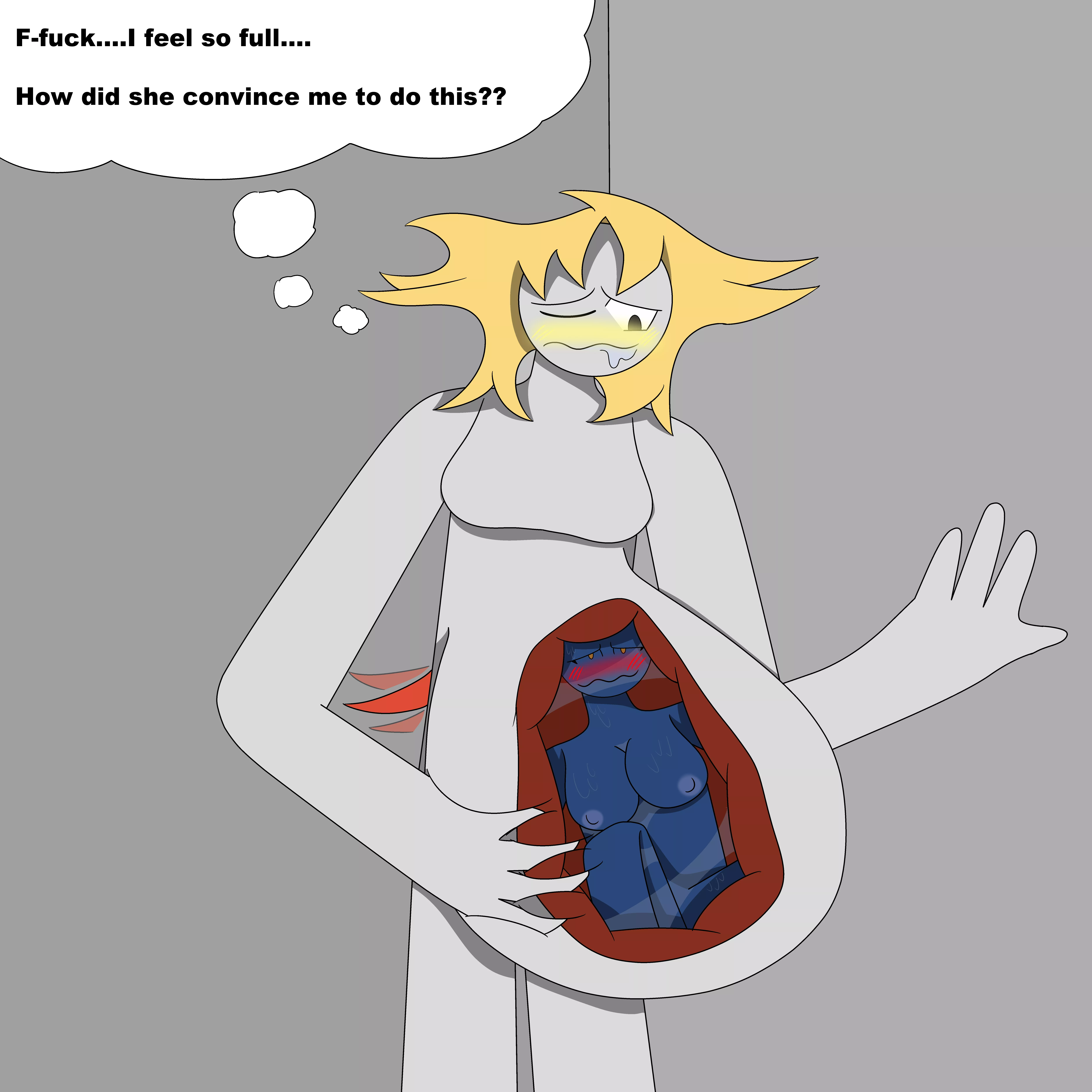 {Image} quality time between a couple (art by me, both OCs are also mine)