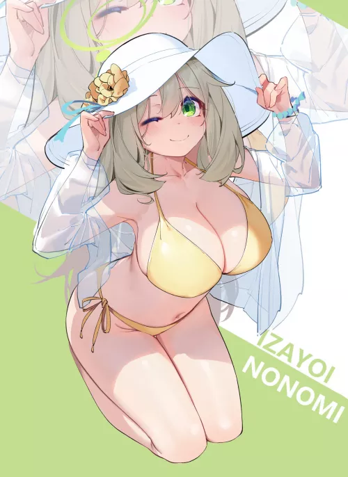 Izayoi Nonomi in a bikini
