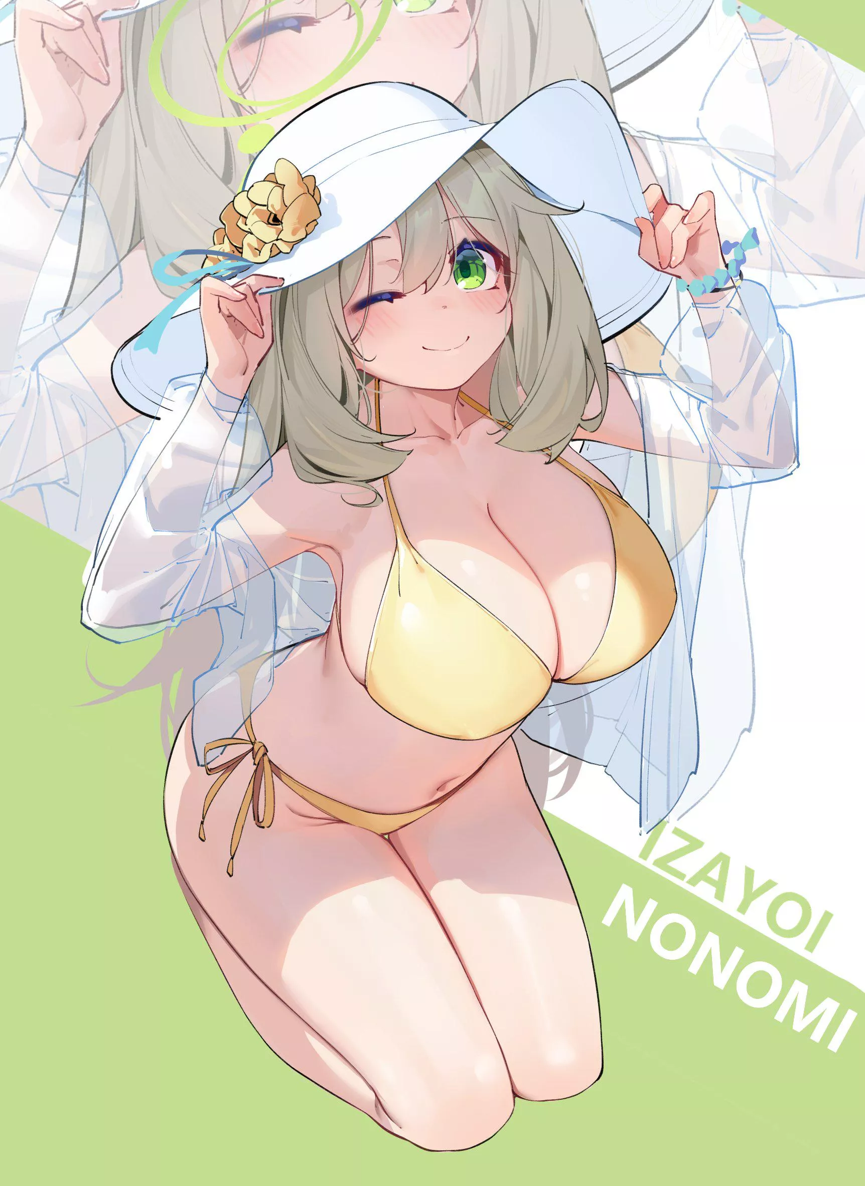 Izayoi Nonomi in a bikini