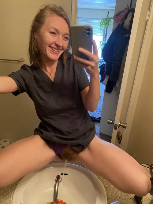 Just call me “Nurse piss-in-the-sink” 😈🤤