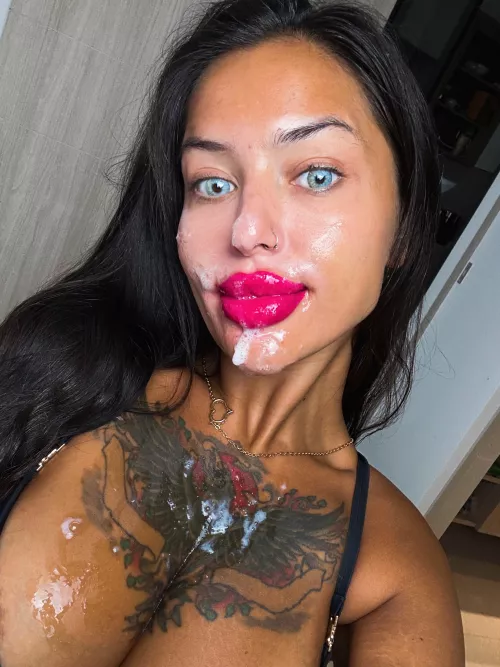 love to be a covered in cum slut