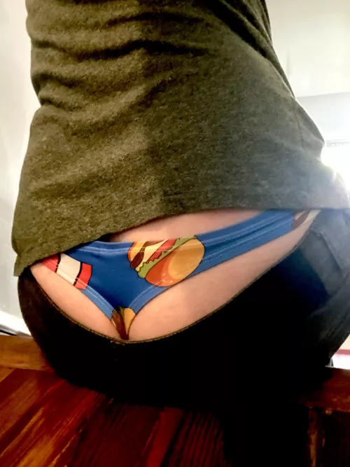 Second best part of wearing a thong!