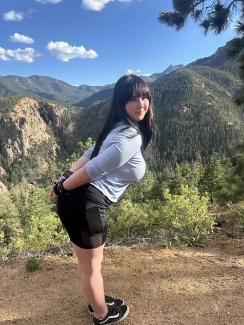 Told her I was going to cuff her and take her out to a remote part of the woods, she smiled and happily followed behind. 