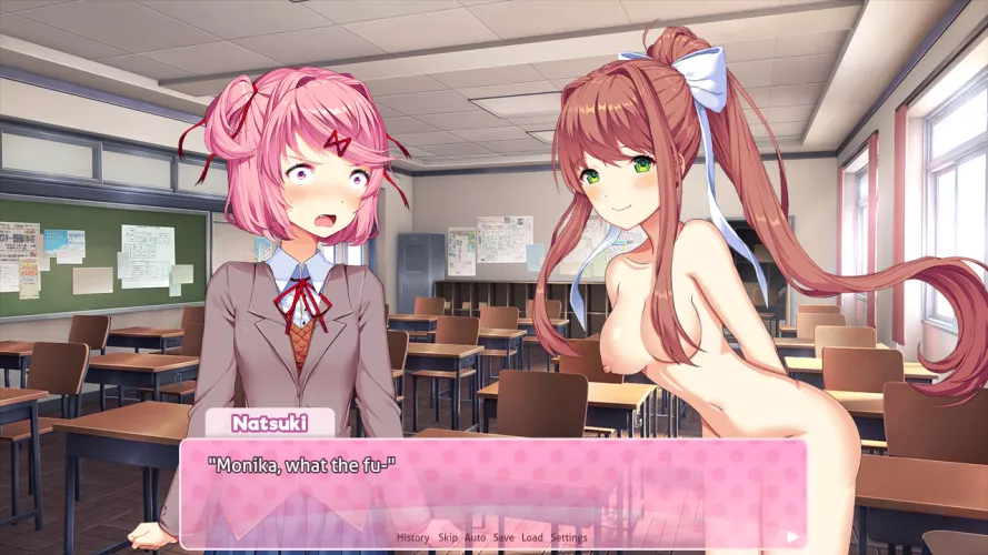 What are Natsuki and Monika doing? (Wrong answers only)