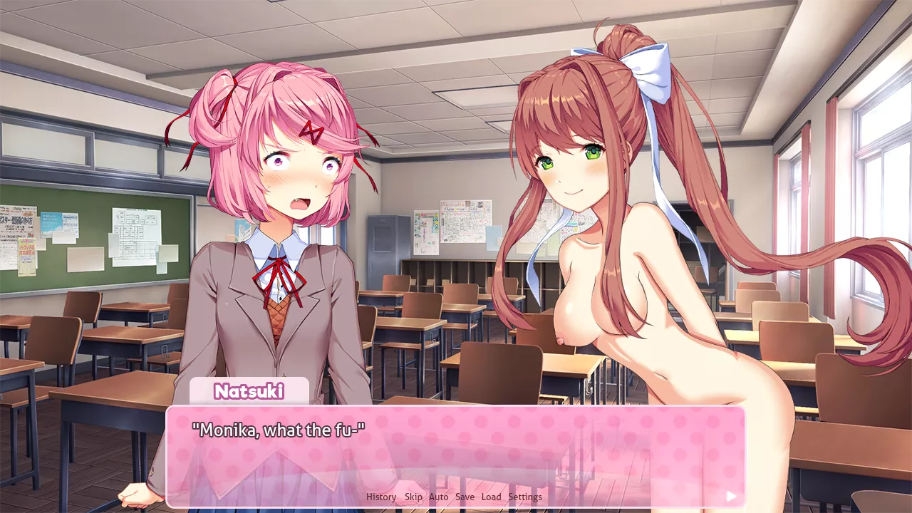 What are Natsuki and Monika doing? (Wrong answers only)